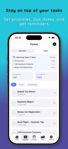 PayTask - Bills & Tasks Screenshot 3 of 5