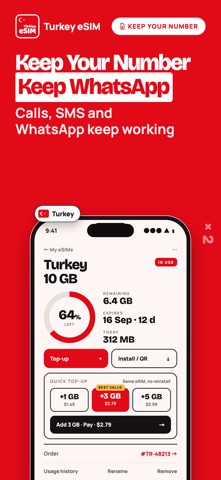 Turkey eSIM: Travel Data SIM Screenshot 6 of 8