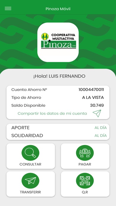 Cooperativa Pinoza Ltda. Screenshot