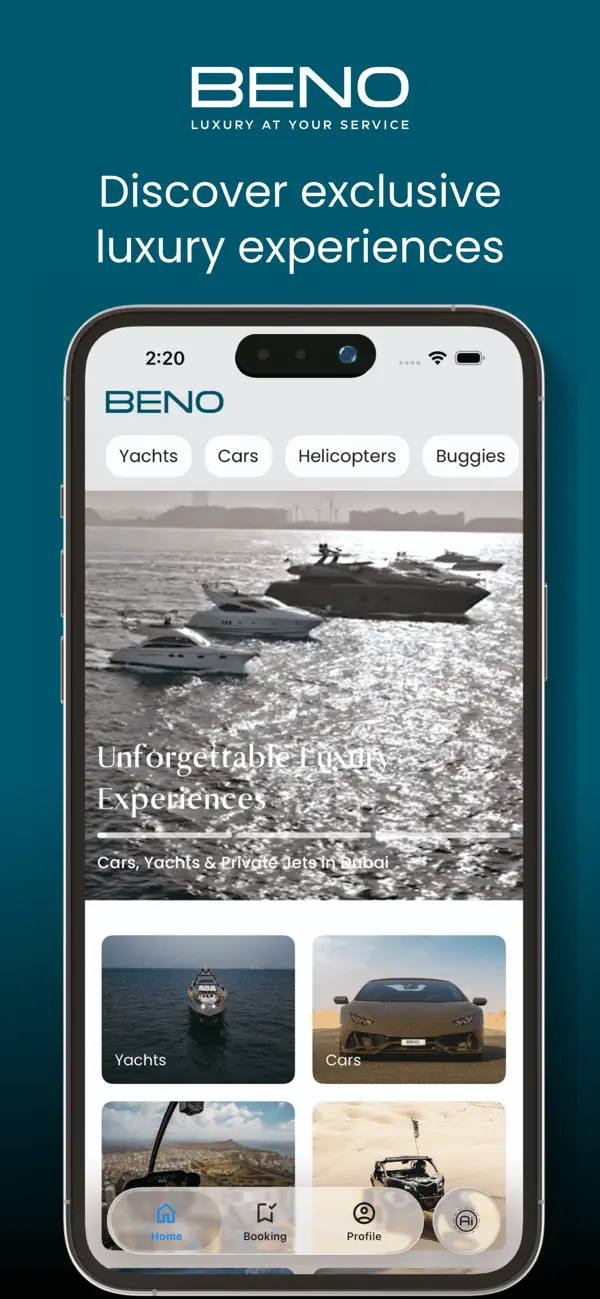 Screenshot #1 pour BENO - Luxury At Your Service