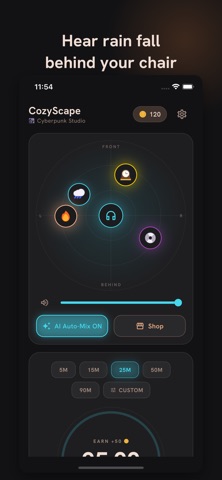 CozyScape – 3D Focus Room iPhone screenshot