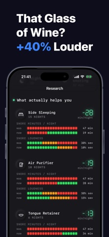 Snore Tracker & Recorder App Screenshot 6 of 9