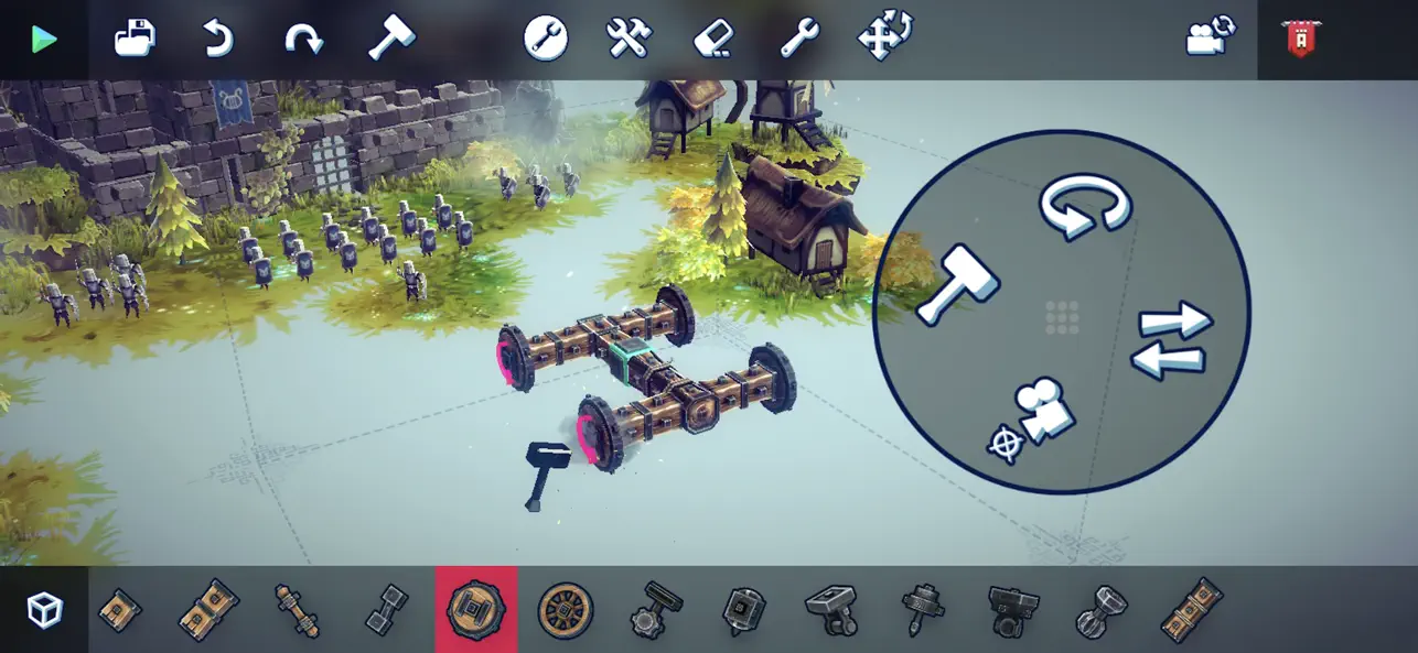 Besiege Mobile iOS Mod IPA screenshot 1 - iOS game interface