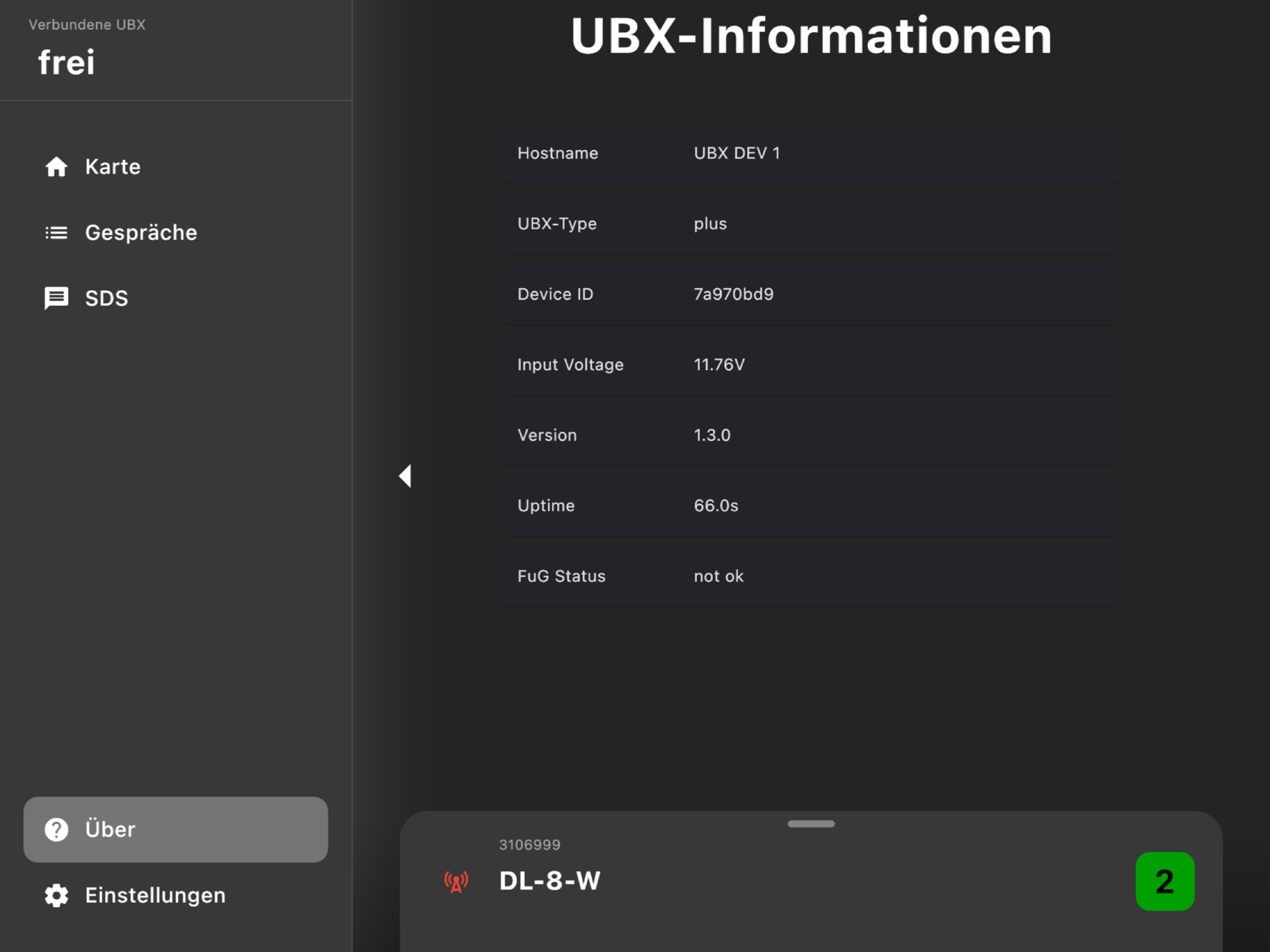 UBX Funkbedienung screenshot 7