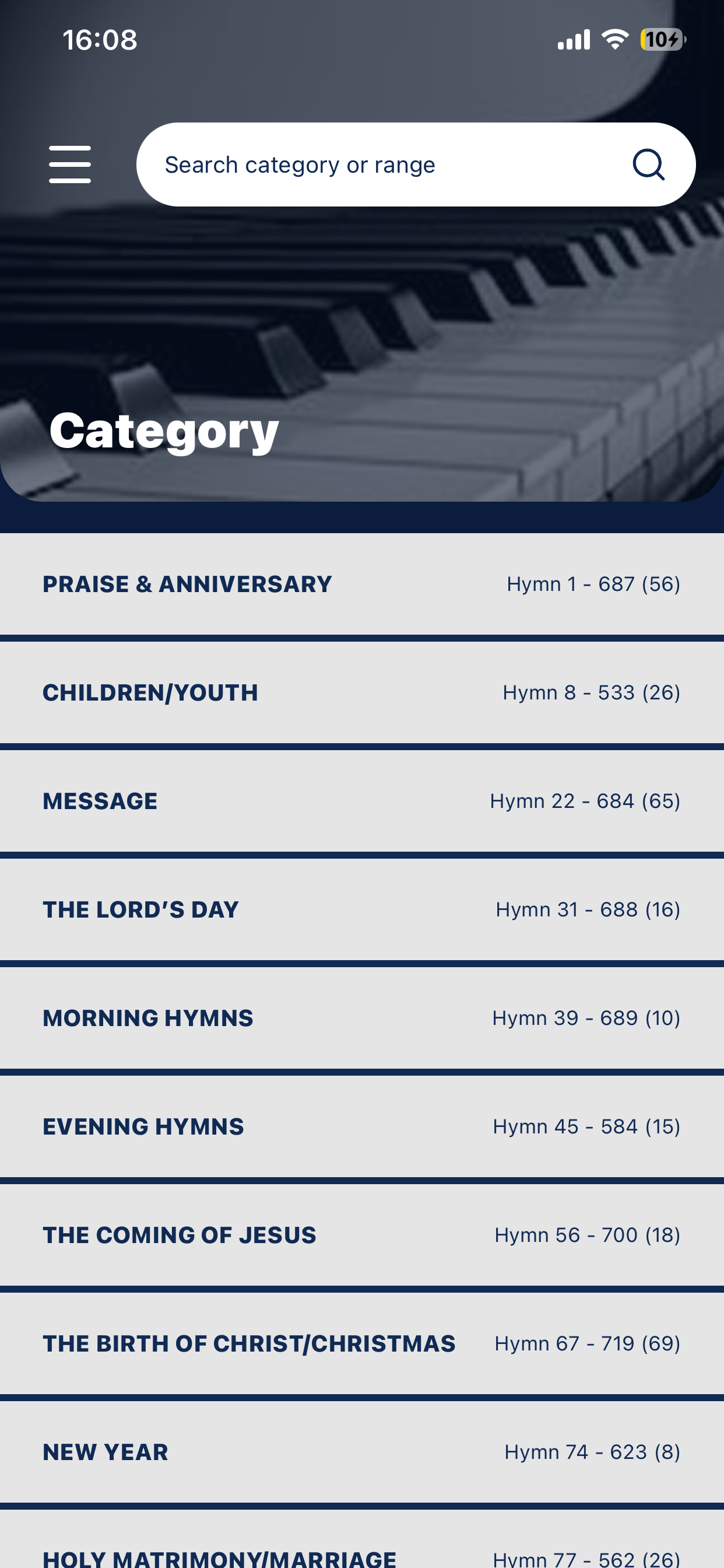 CGMINT HYMNAL screenshot 6