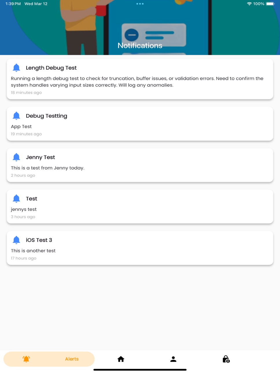 iPad screenshot