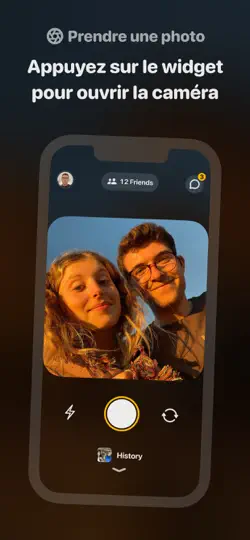 Capture d'écran de Locket Widget sur iPhone 5
