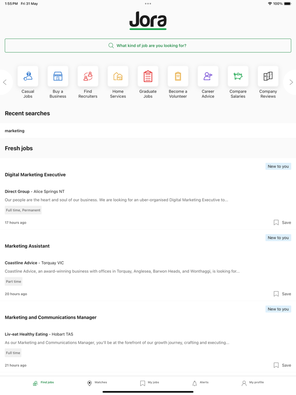 Screenshot #4 pour Jora Jobs: Job Search App