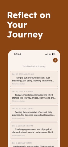 Meditrace - Meditation App screenshot