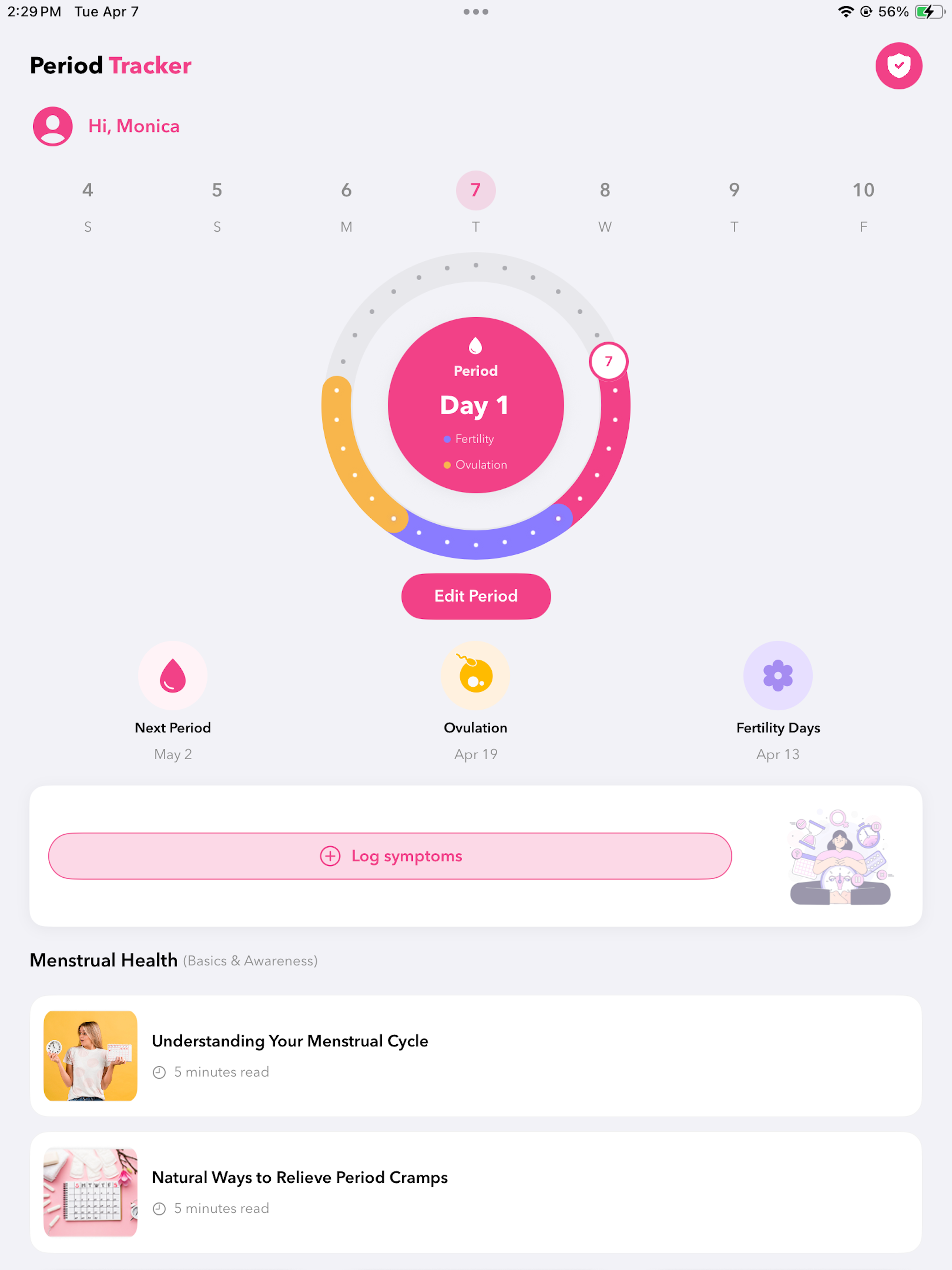 Period Tracker & Cycle screenshot 8