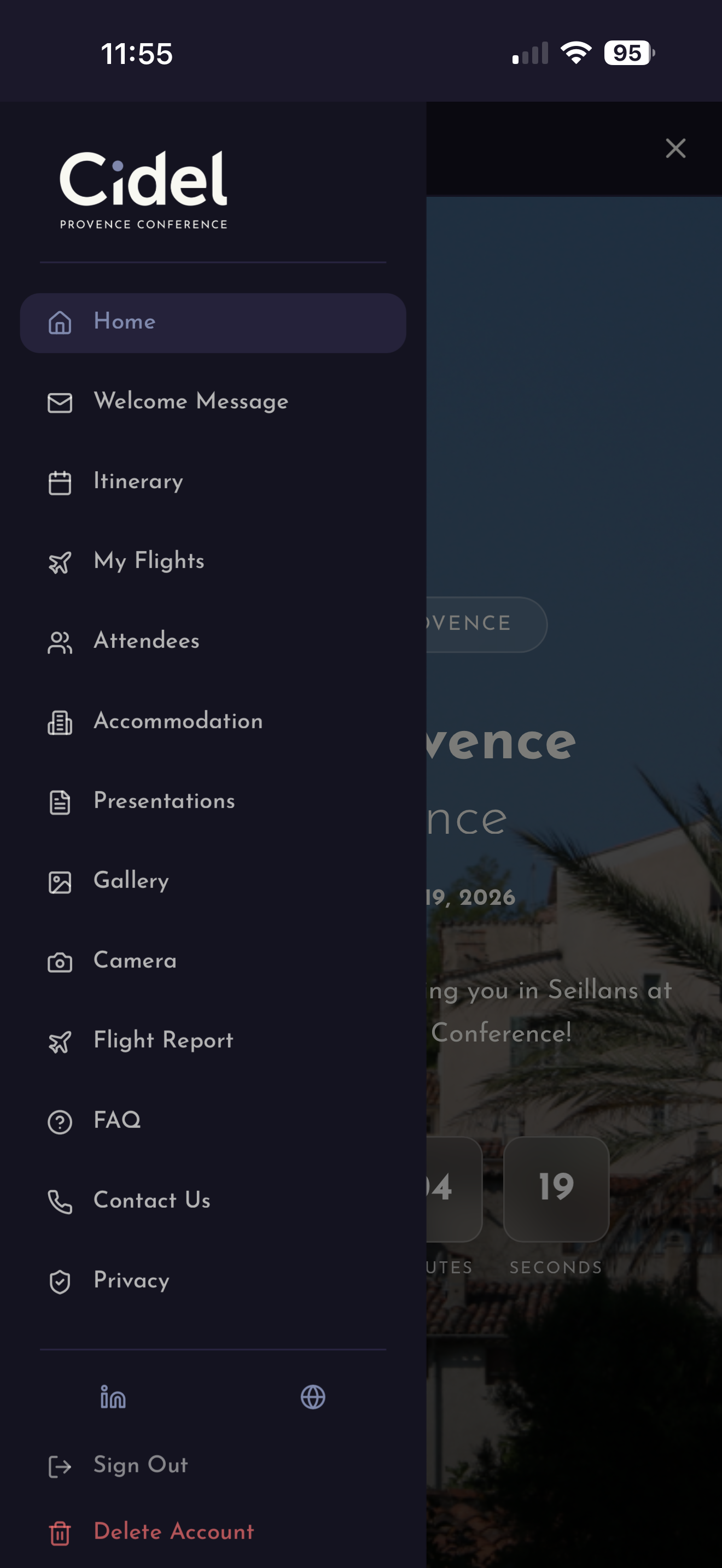 Cidel Provence Conference screenshot 2