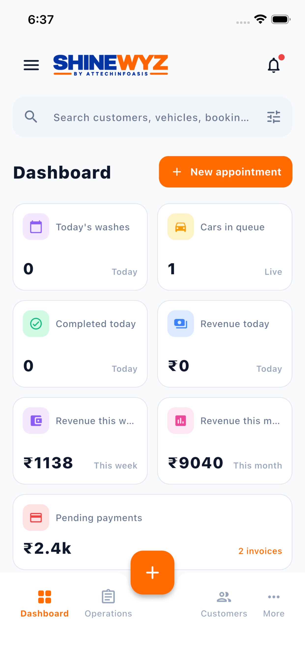 Screenshot 4 of shinewise manager app
