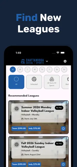 Chattanooga Sports Leagues screenshot 3