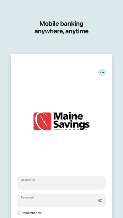 Maine Savings iPhone screenshot 1 - Finance app