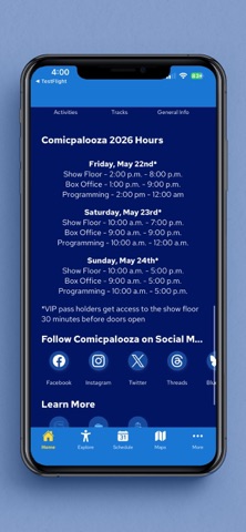 Comicpalooza screenshot