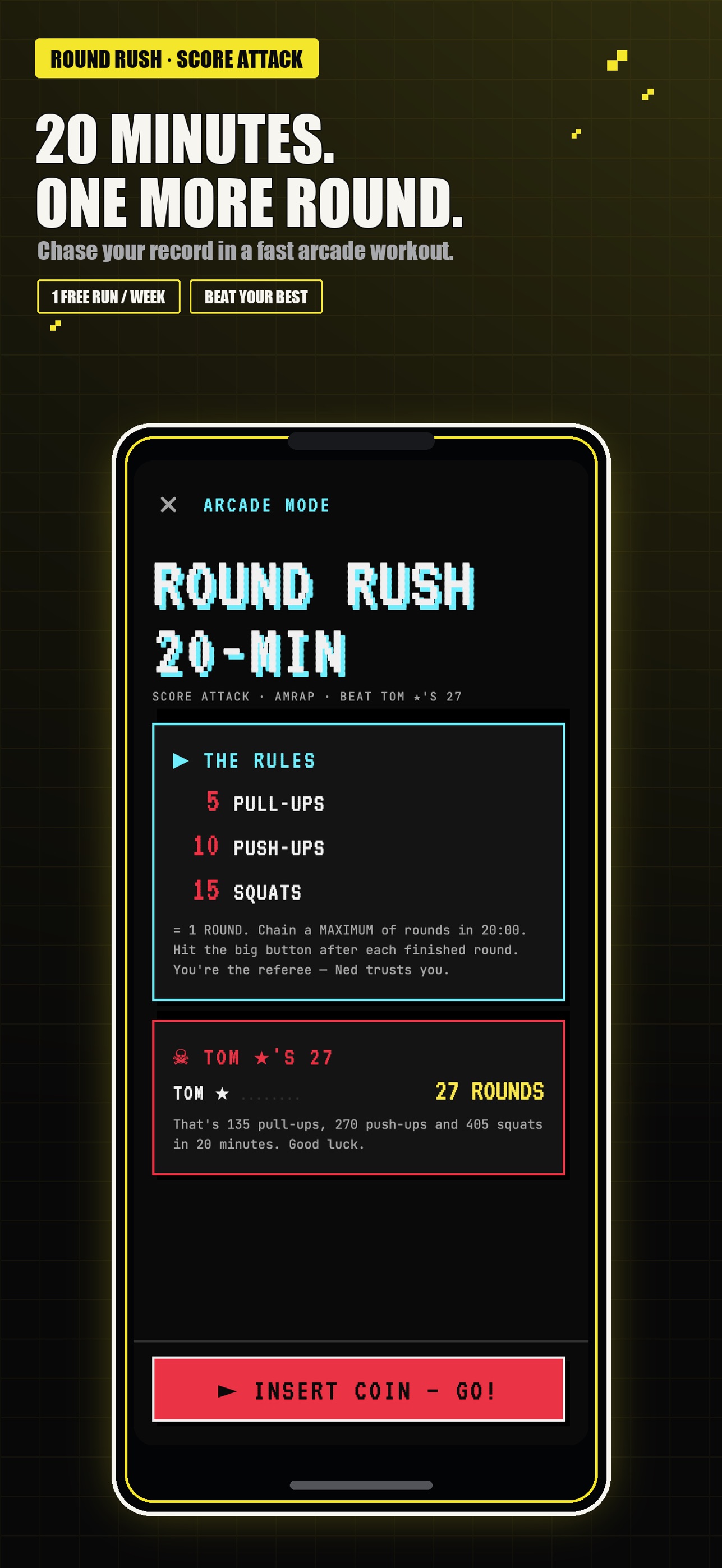 Screenshot 1 of Hero Stage: Arcade Workout