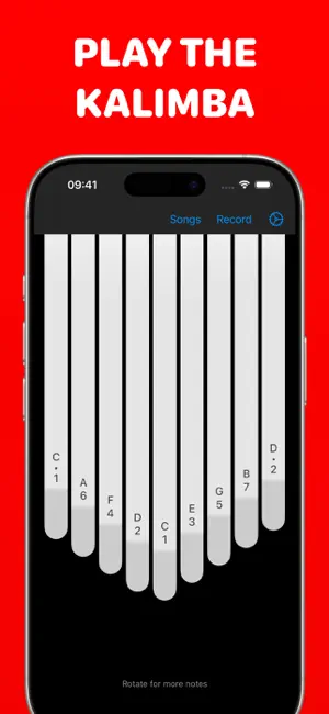 Kalimba Instrument screenshot 1