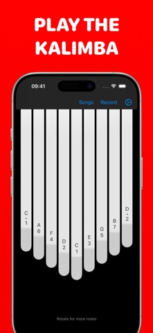Kalimba Instrument screenshot