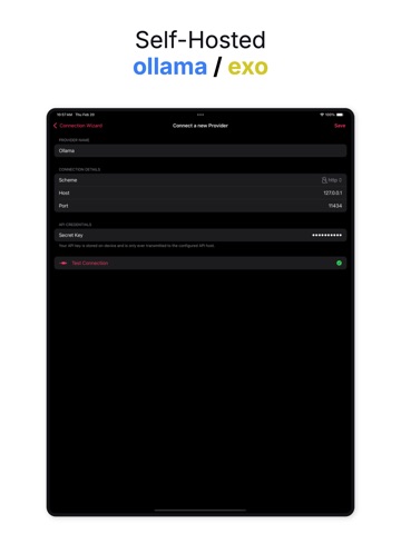Chat with AI - Chathouse iPad screenshot