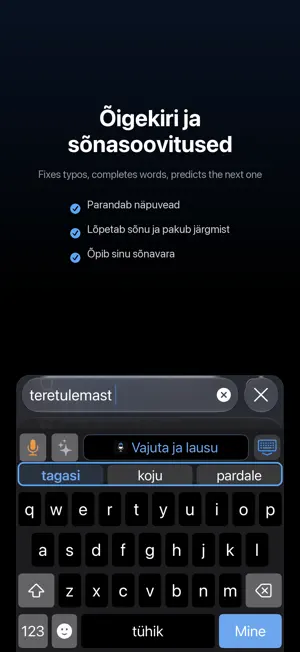 Lausu: eesti dikteerimine screenshot 2