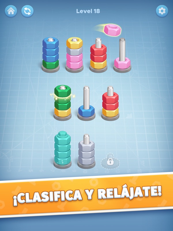 Nut Color Game - Sort Puz 3D screenshot 8