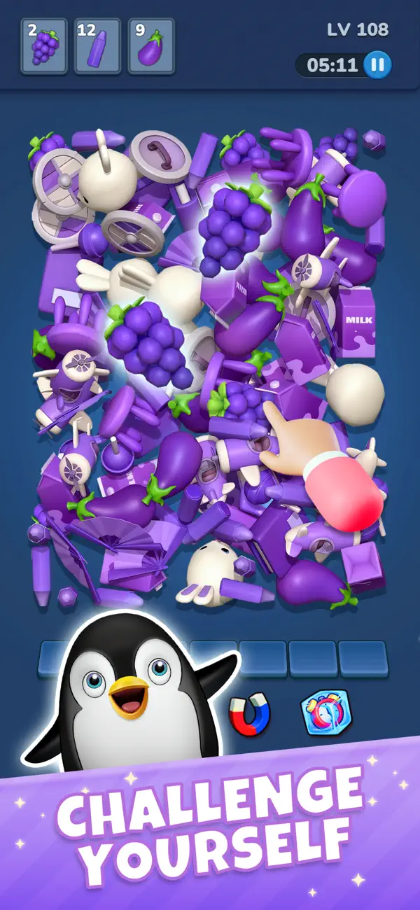 #5. Crazy Match - Triple Tap 3D (iOS) Ved: Orange One Limited