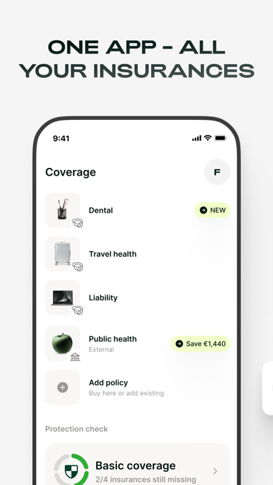 Getsafe: Insurance & Pension screenshot