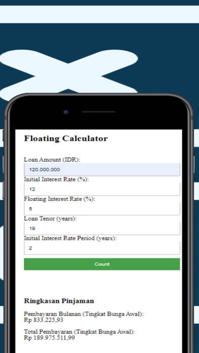Loan Calc: EMI Loan Calculator Screenshot