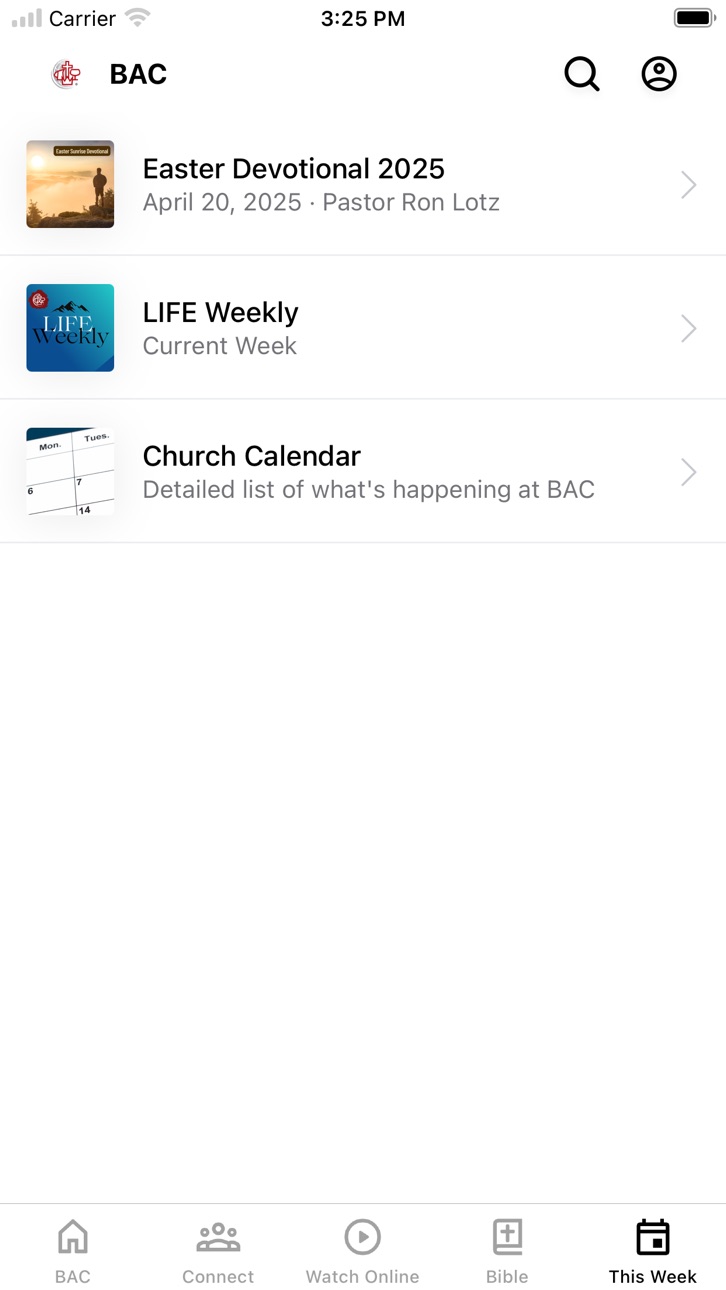 iPhone screenshot