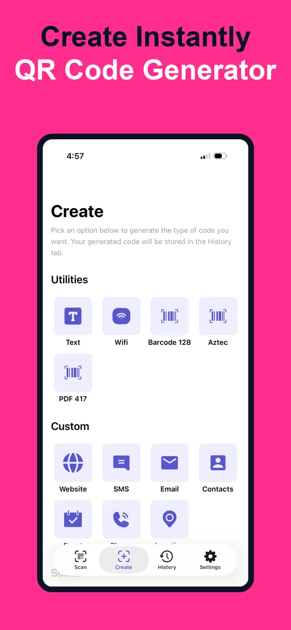 Screenshot #3 pour QR Code Reader :: Barcode Scan