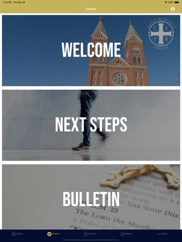 St. Benedict Parish - Atchison iPad screenshot