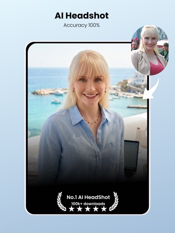 ifoto - ai headshot generator iPad screenshot
