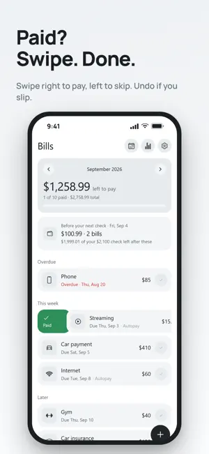ZenBill: Bill Organizer screenshot 2