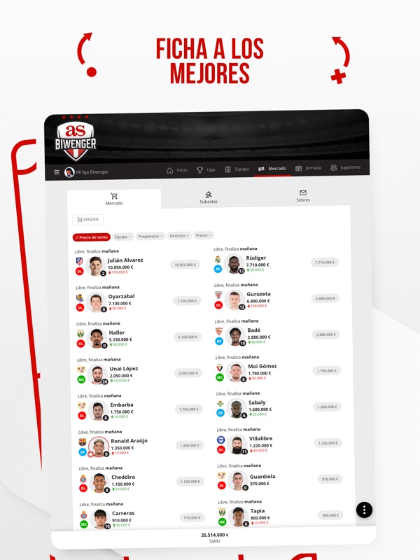Fantasy Biwenger - Liga Futbol screenshot 12
