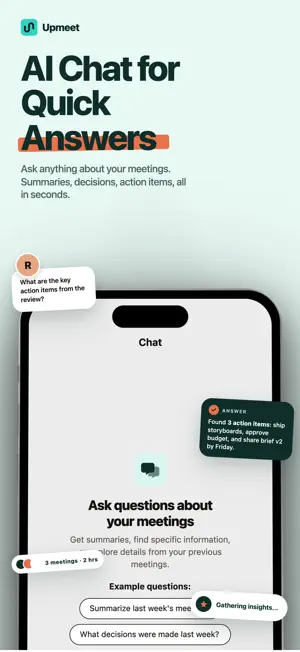 Upmeet - Transcript & Summary screenshot 3