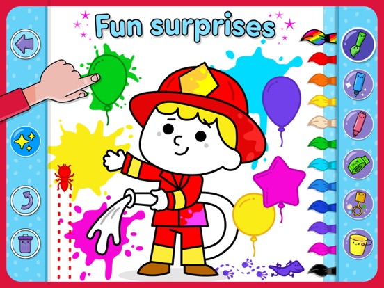 Coloring games for kids : 2-6 iPad screenshot 5 - Education app