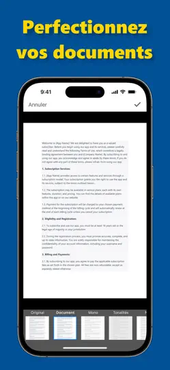 Capture d'écran de Scanner PDF App: Page Lens sur iPhone 5
