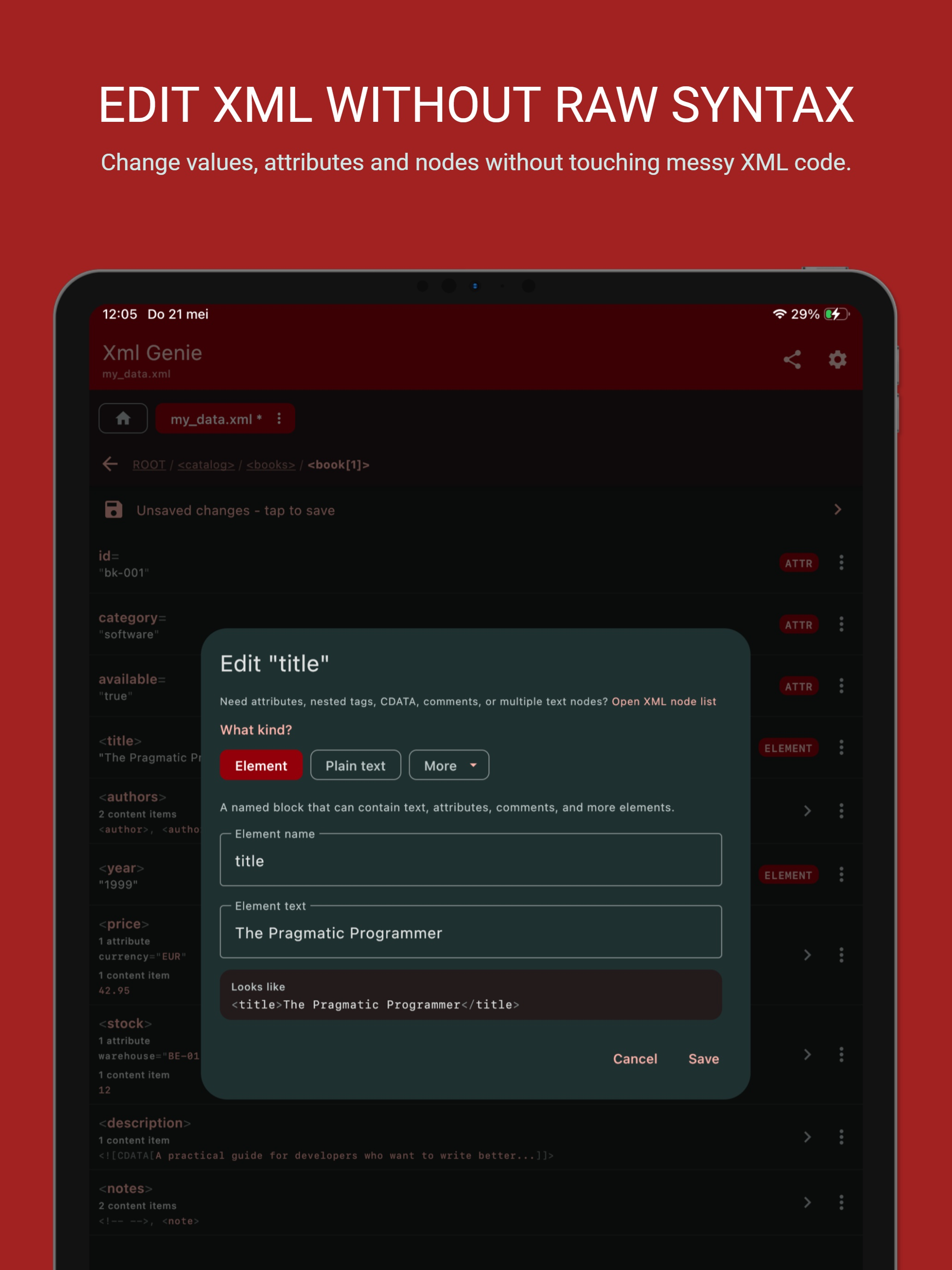 Xml Genie: XML Viewer & Editor screenshot 12
