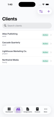 Freelancer Dashboard Screenshot 3 of 4