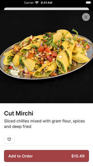 Little Spice Indian Cuisine iPhone screenshot 3 - Food & Drink app