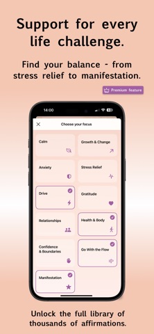 Daily Affirmations - Grounded Screenshot 5 of 8