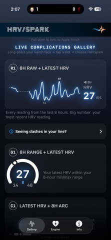 HRVSpark screenshot