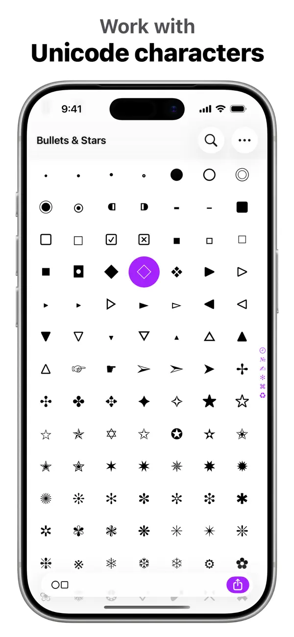 #2. UniChar — Unicode Keyboard (iOS) Podle: Jordan Hipwell