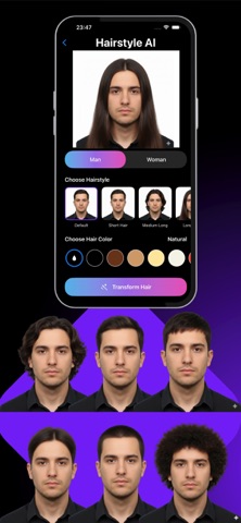 Hairstyle Changer AI screenshot