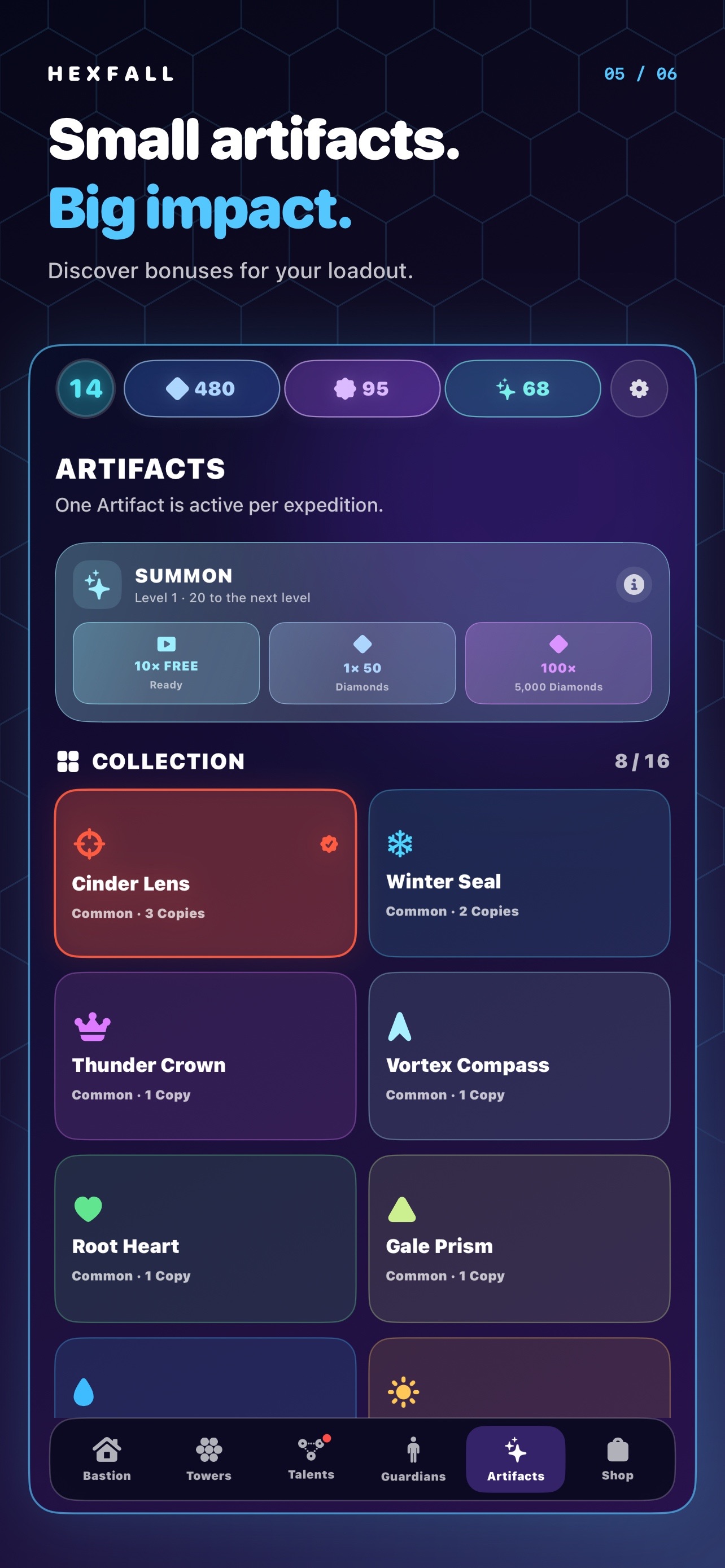 Screenshot 5 of Hexfall: Rift Defense
