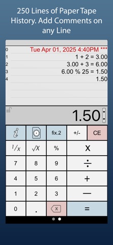 Paper Calc Office screenshot