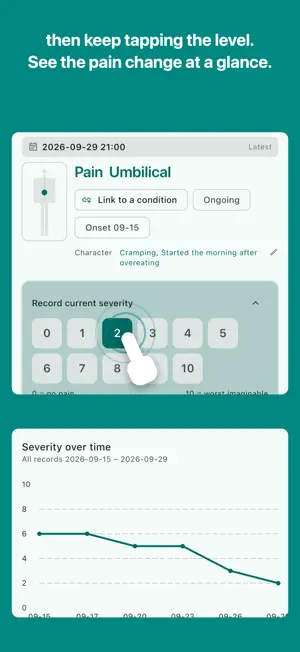 MyBodyNote: Symptom Diary screenshot 3