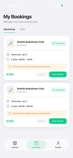 Play - Book Sports Venues screenshot 4