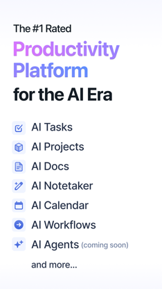 Motion: Tasks & AI Scheduling screenshot 1
