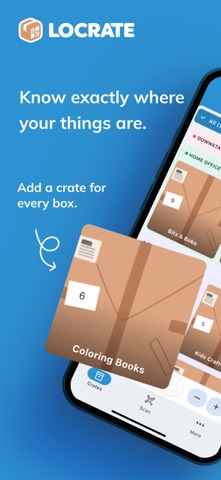 Locrate: QR Box Organiser iPhone screenshot